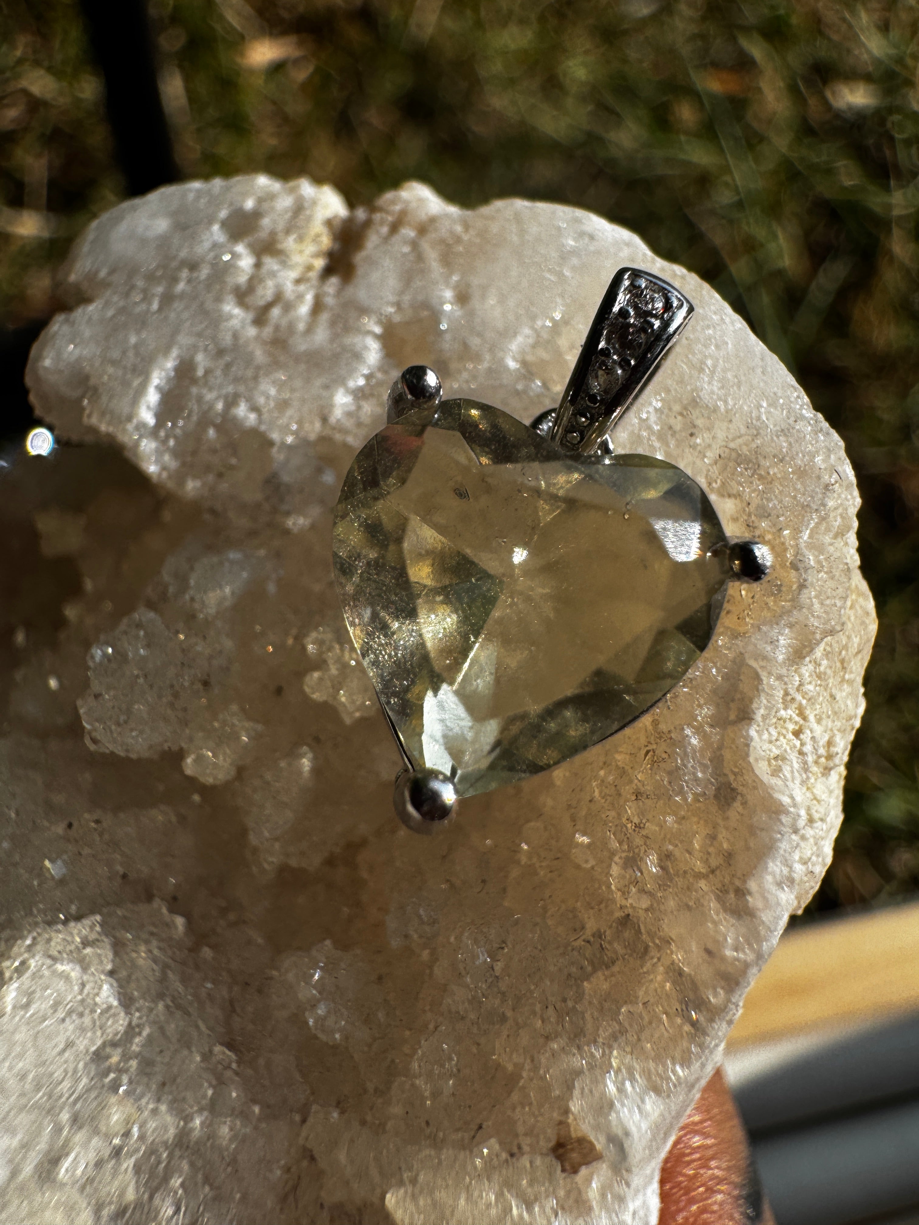 Libyan Desert Glass S925 Necklace
