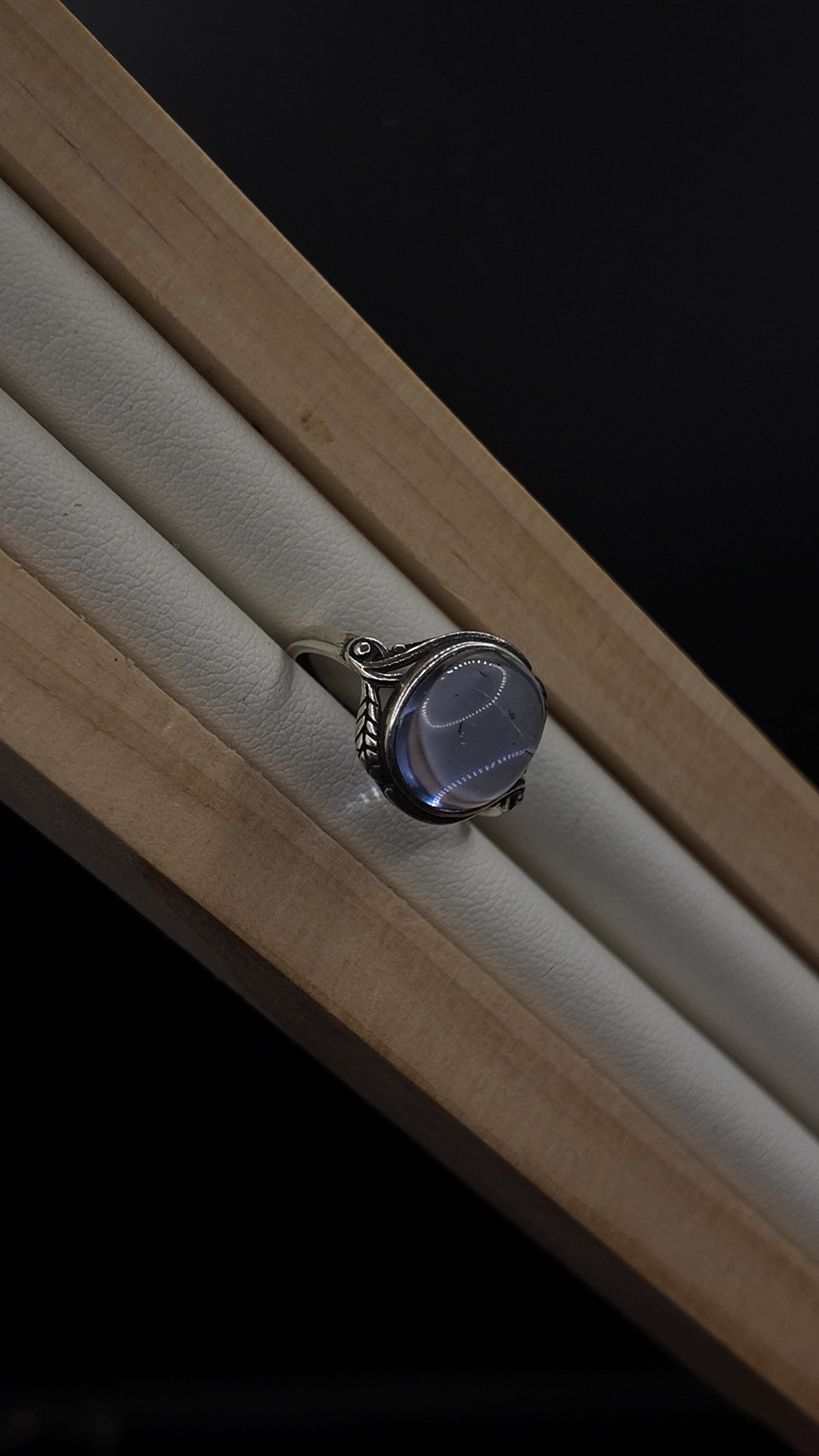 Fluorite S925 Adjustable Ring