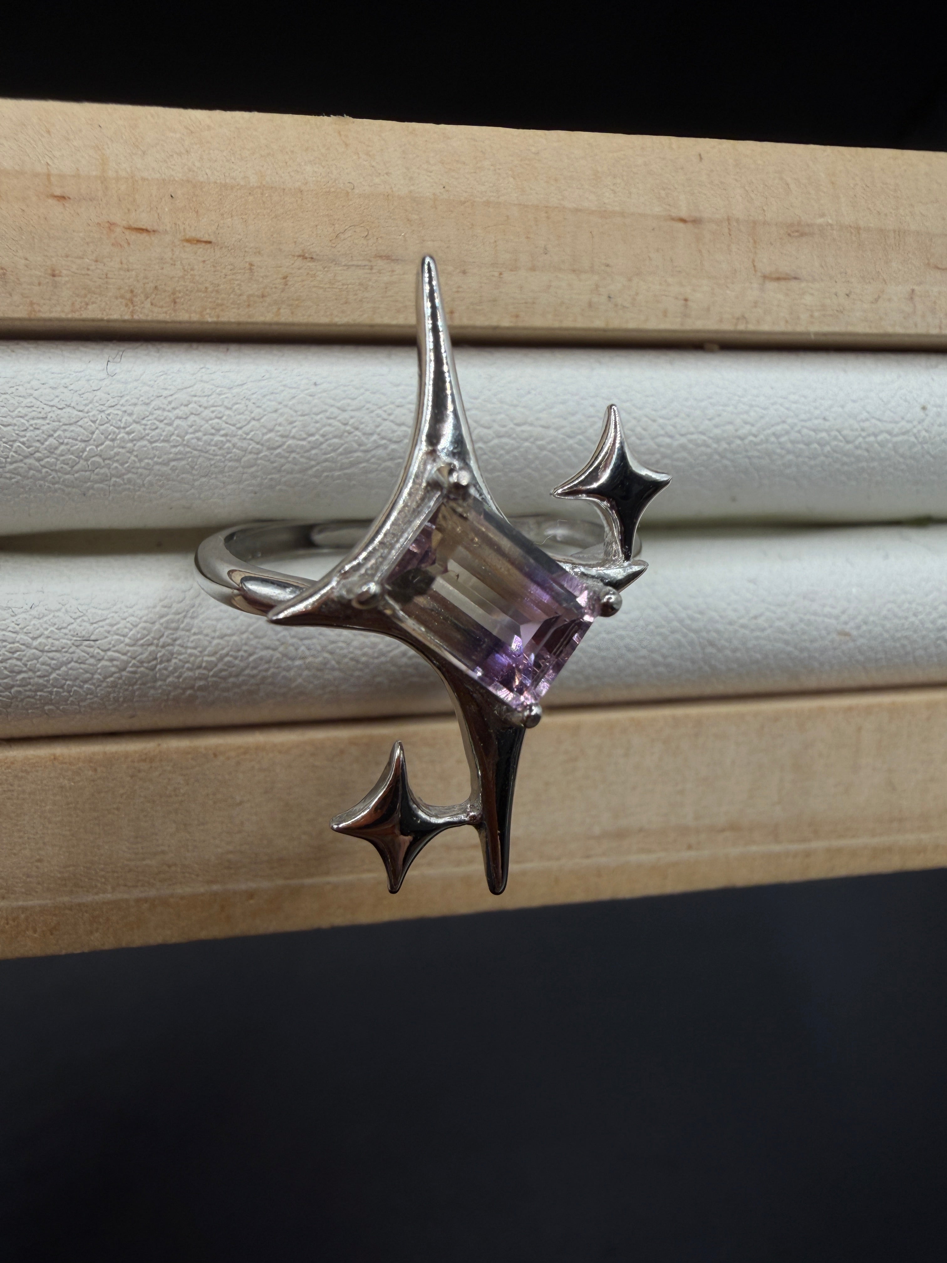 Ametrine Signature Star Ring