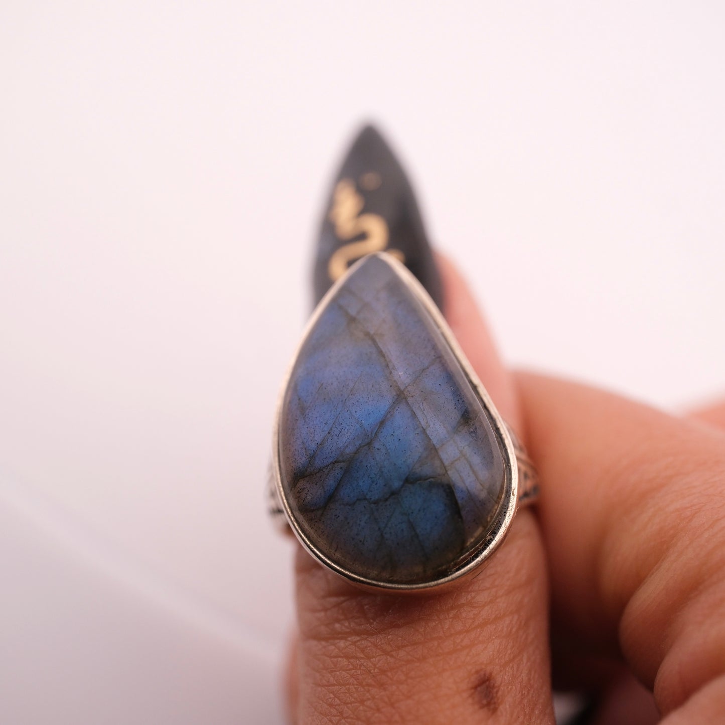 Labradorite S925 Adjustable Ring