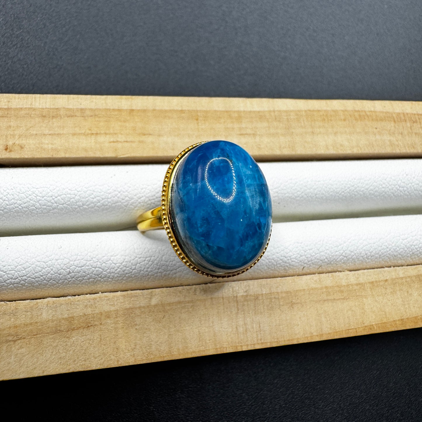 Apatite S925 Adjustable Ring