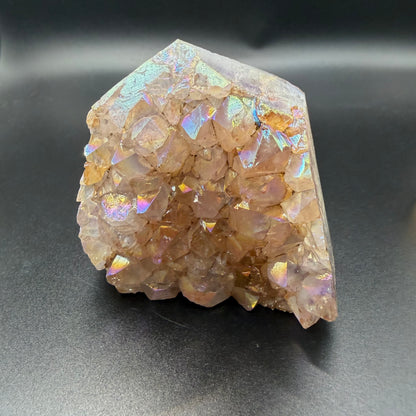 Aura Amethyst Cluster Point