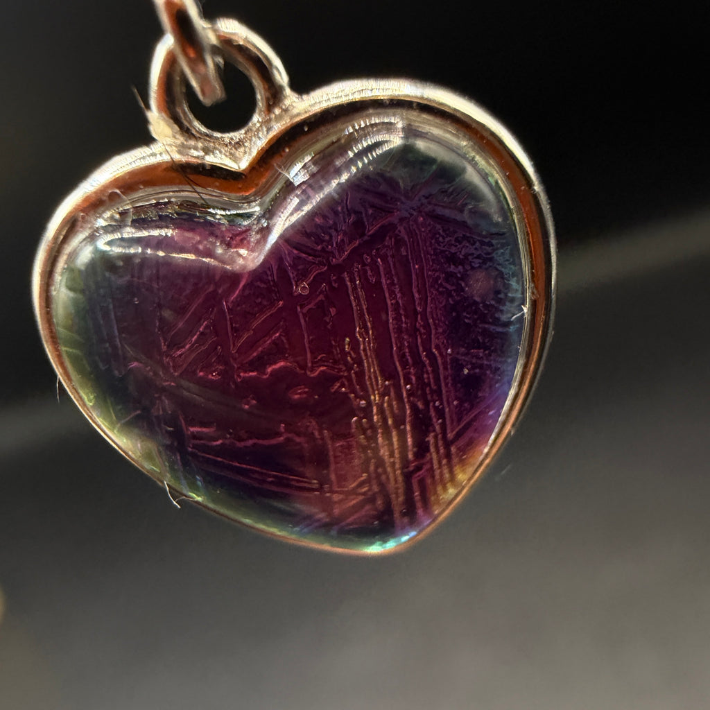 Aura Muonionalusta Tektite S925 Necklace