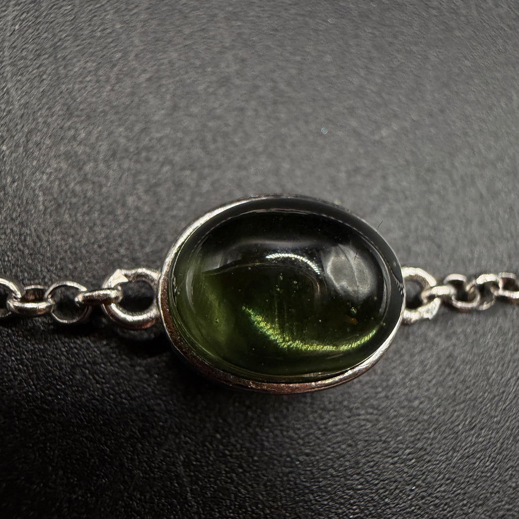 Moldavite S925 Certified Bracelet
