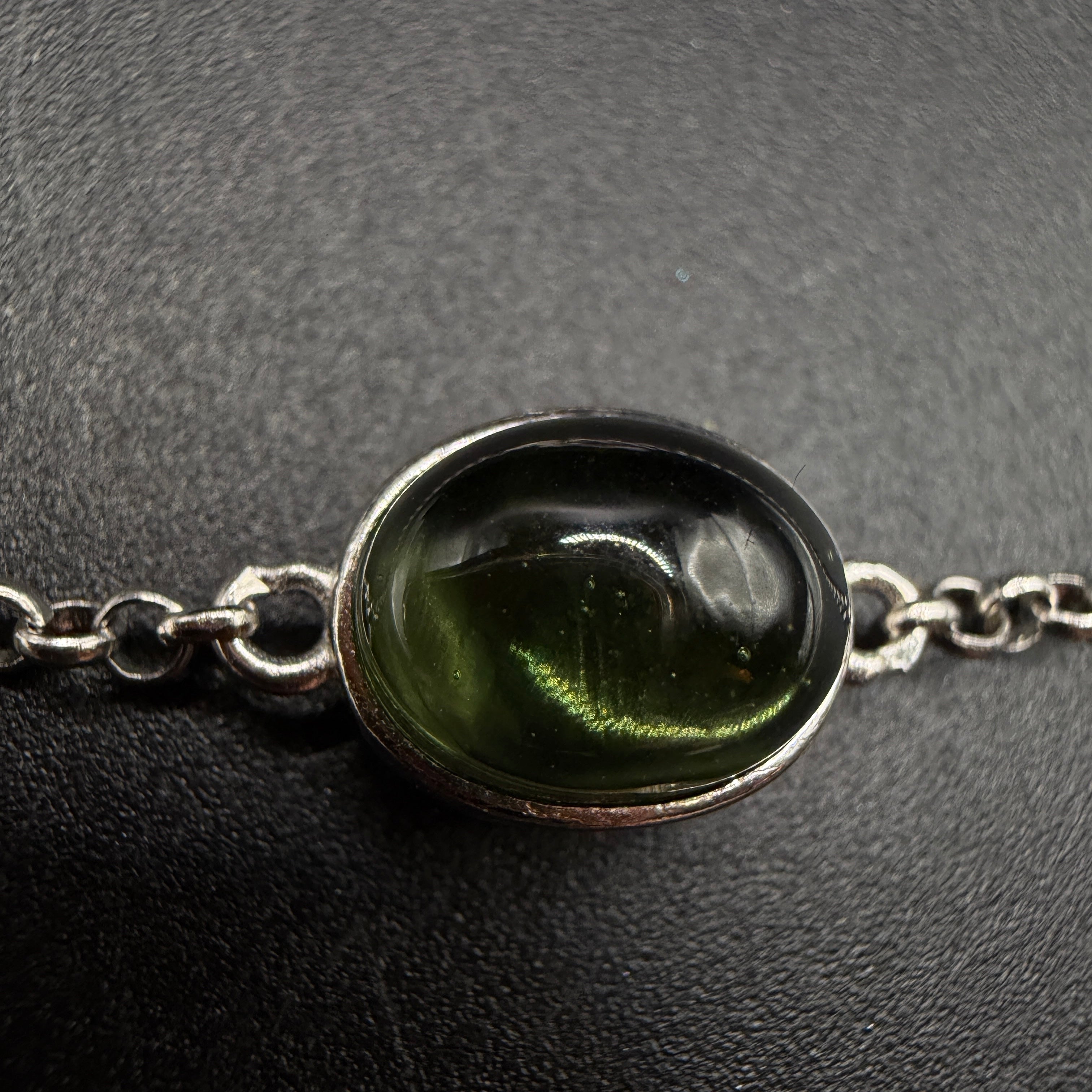 Moldavite S925 Certified Bracelet