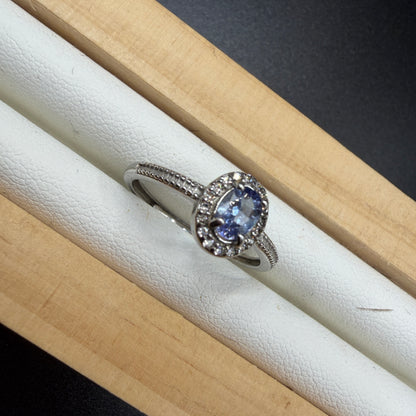 Tanzanite S925 Adjustable Ring