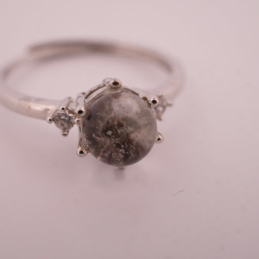 Garden Quartz S925 Adjustable Ring
