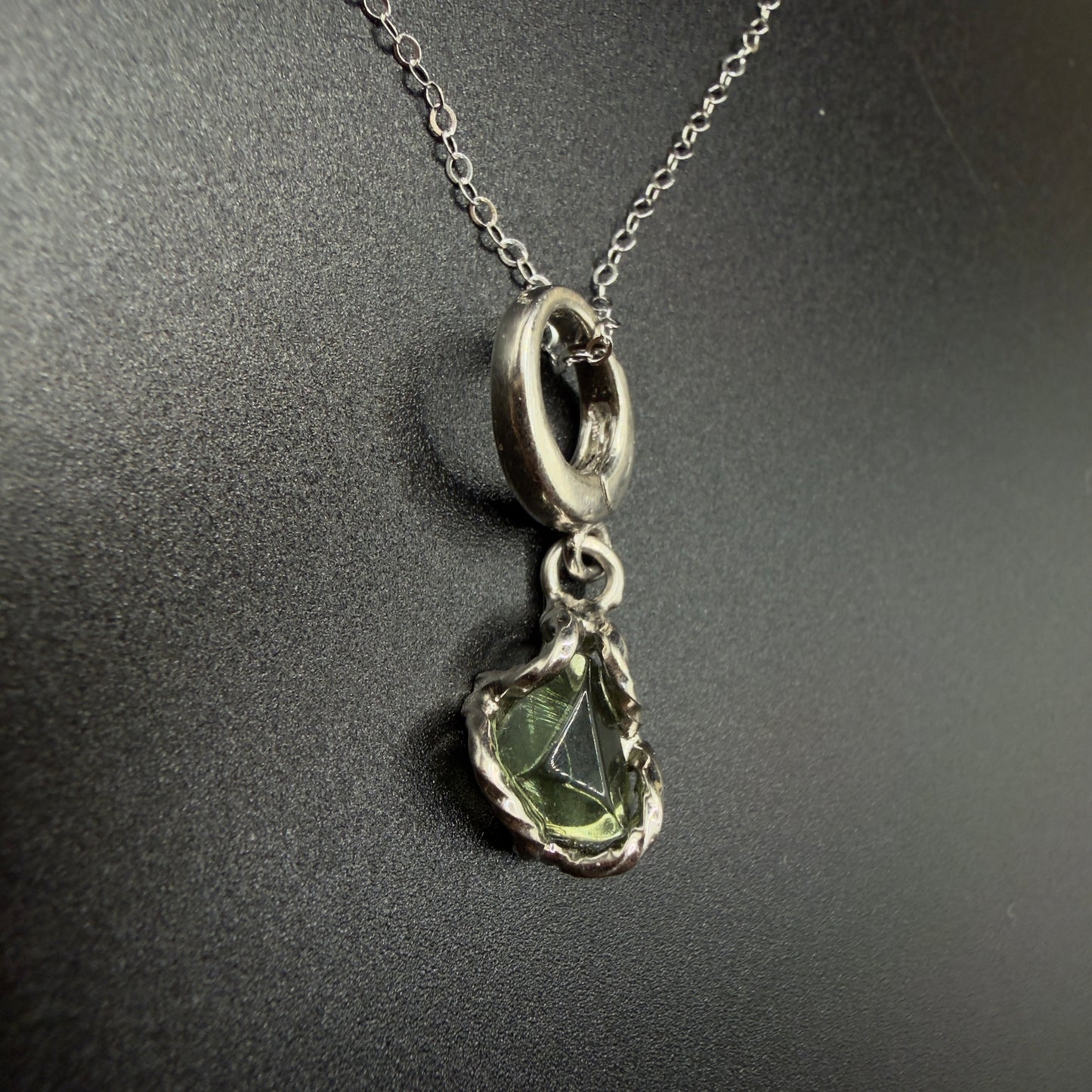 Moldavite S925 Certified Necklace