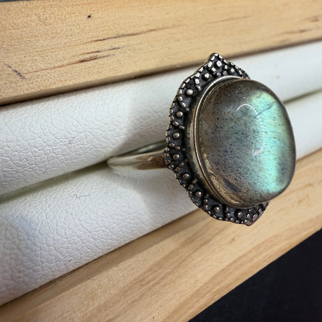 Labradorite S925 Adjustable Ring
