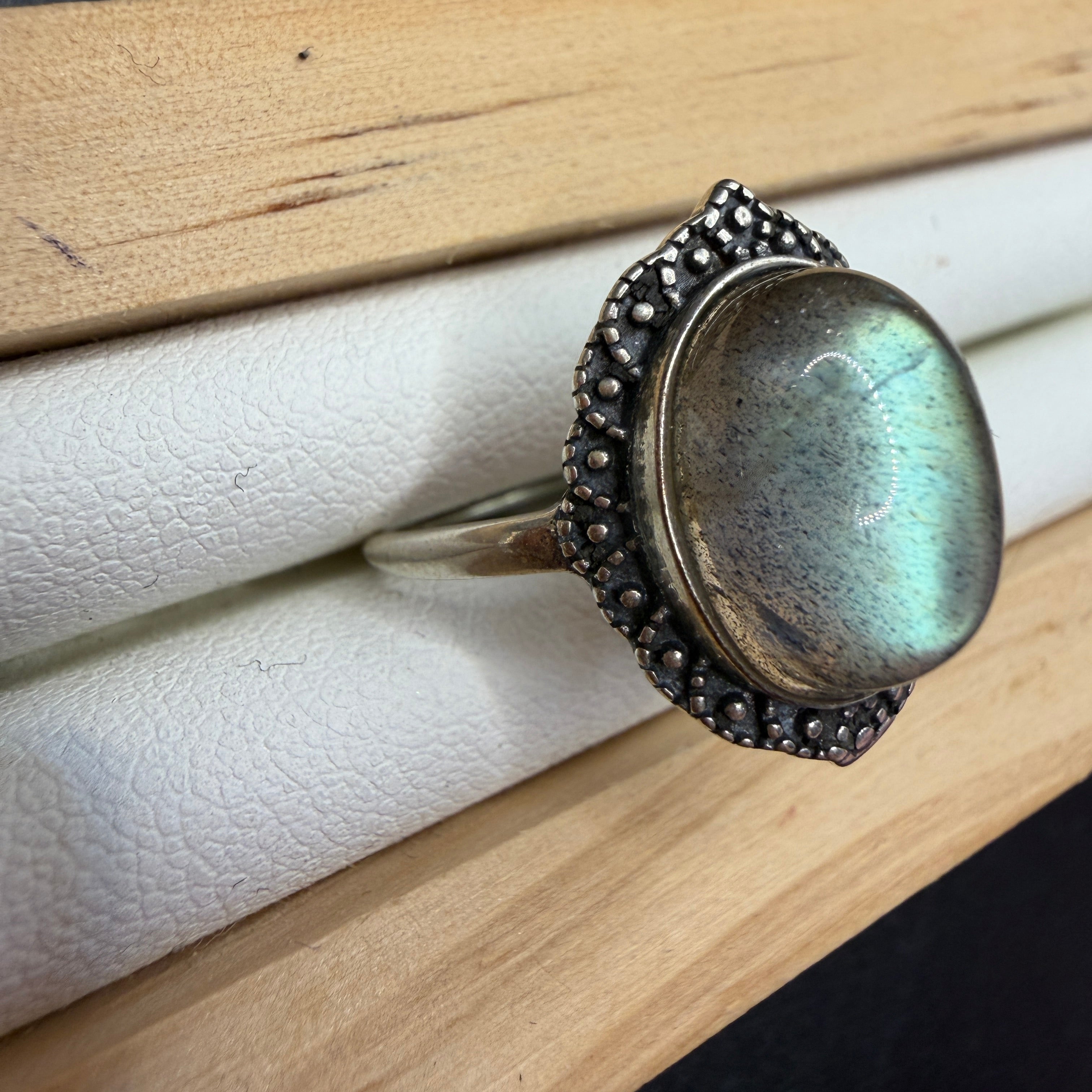Labradorite S925 Adjustable Ring