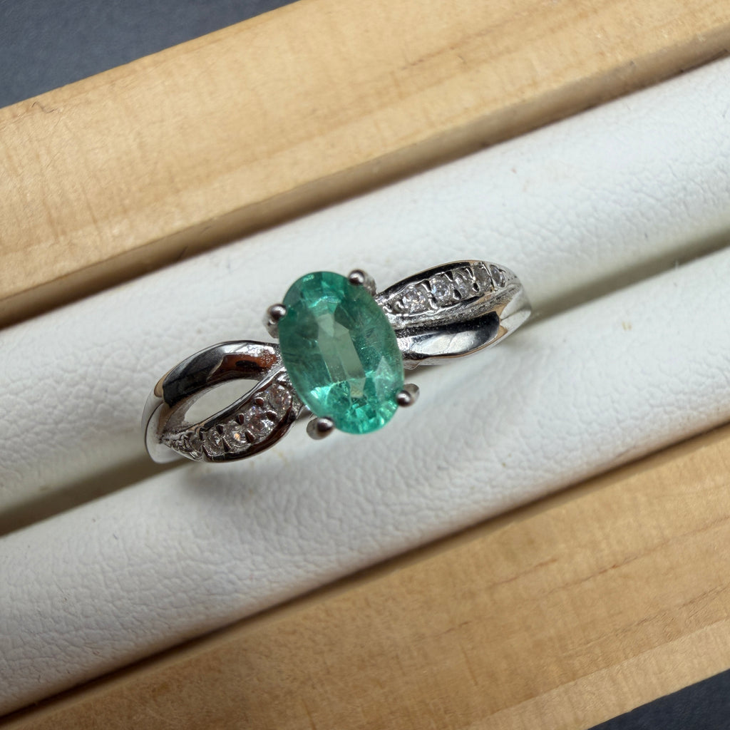 Emerald S925 Certified Ring
