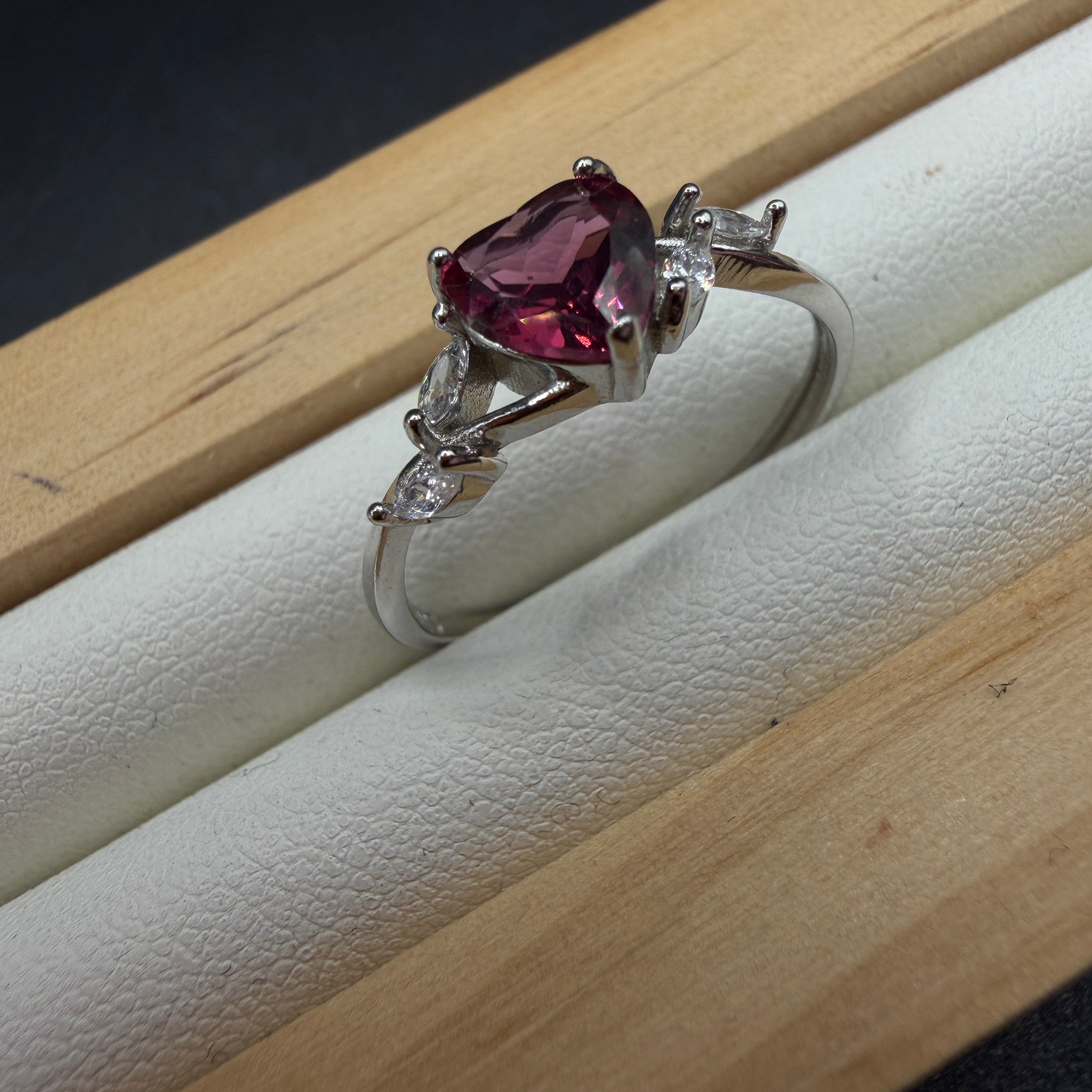 Garnet S925 Certified Ring