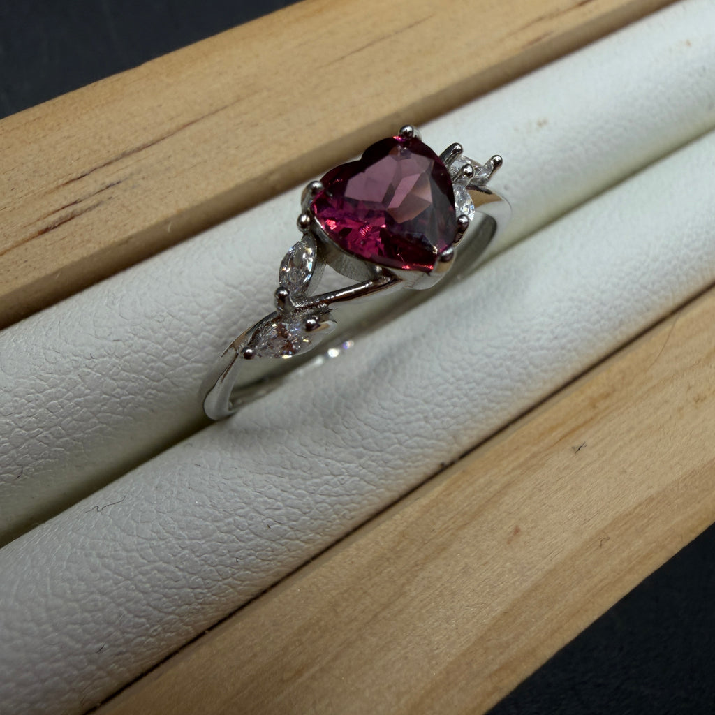 Garnet S925 Certified Ring