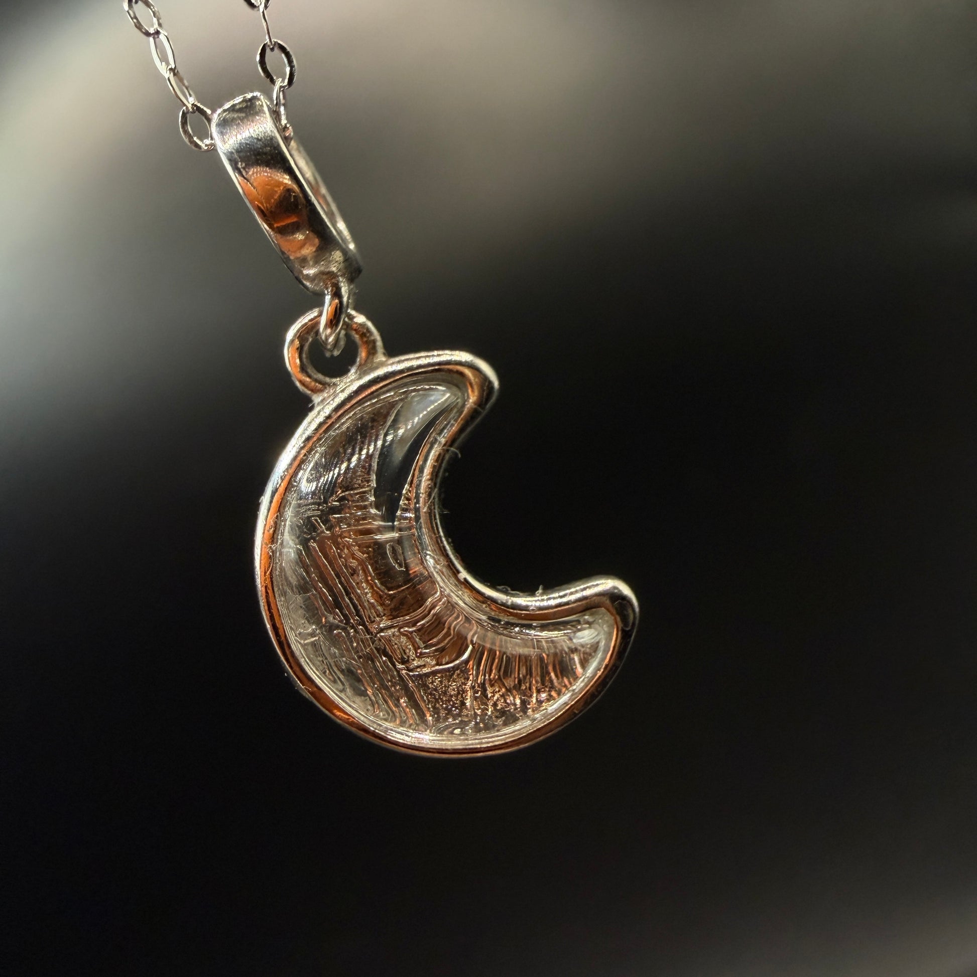 Moon Muonionalusta Tektite S925 Necklace
