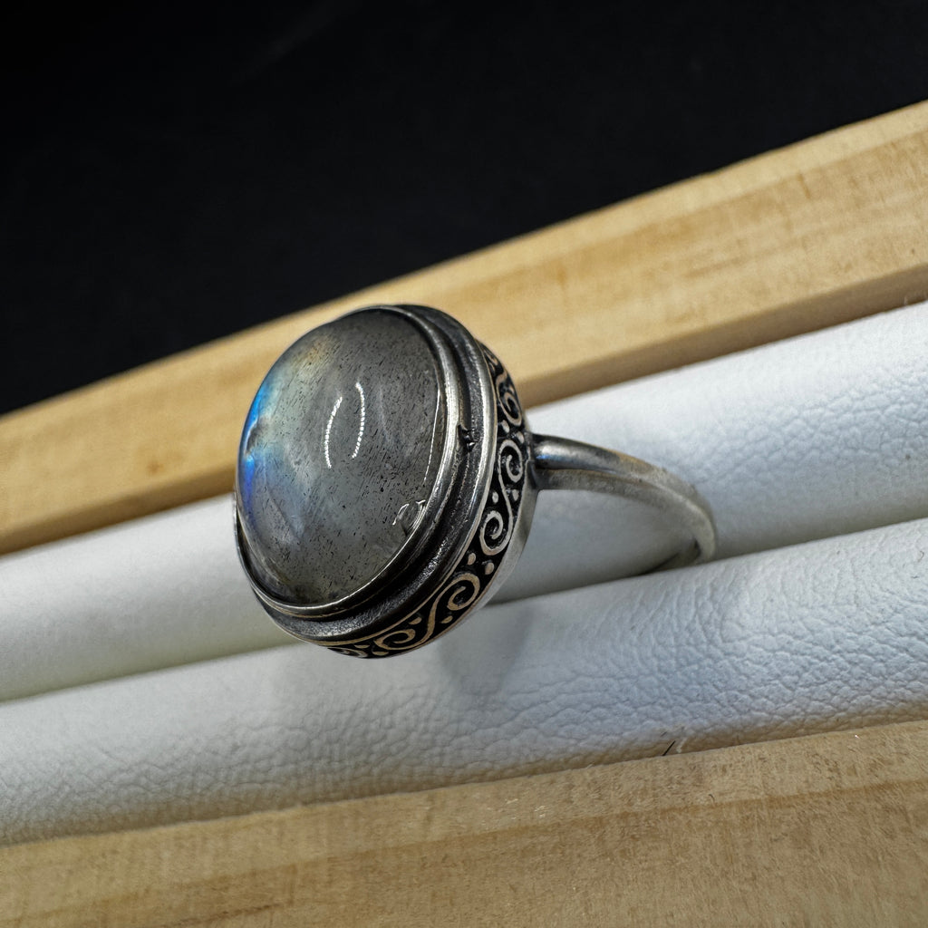 Labradorite S925 Adjustable Ring