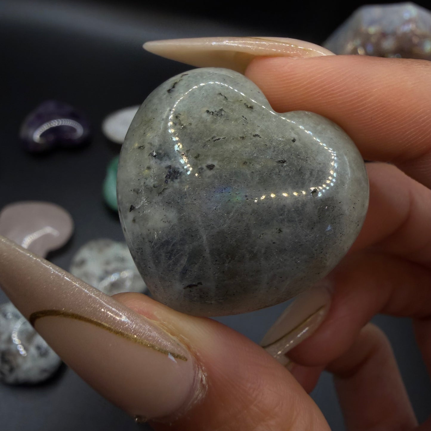 Small Crystal Hearts