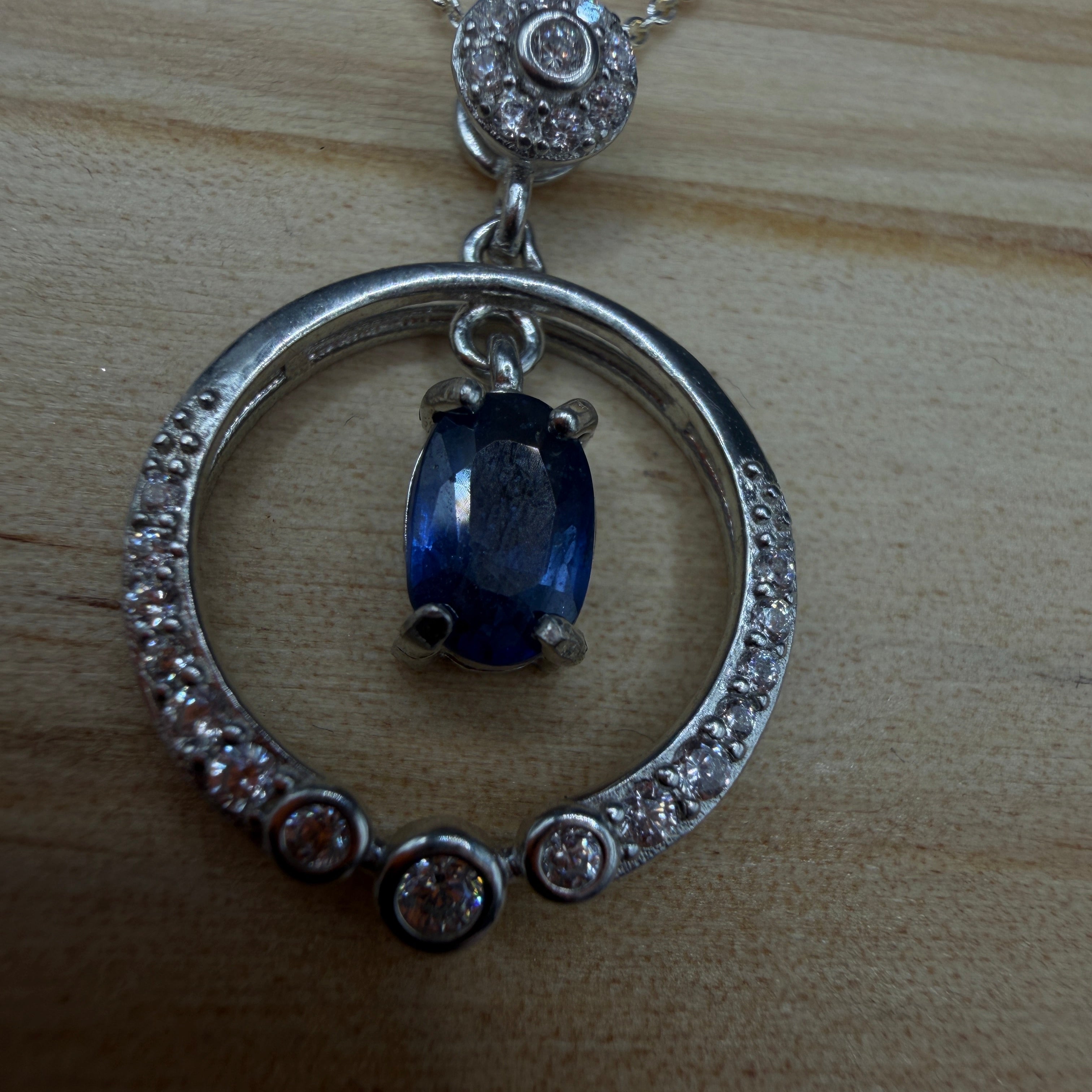 Sapphire S925 Necklace