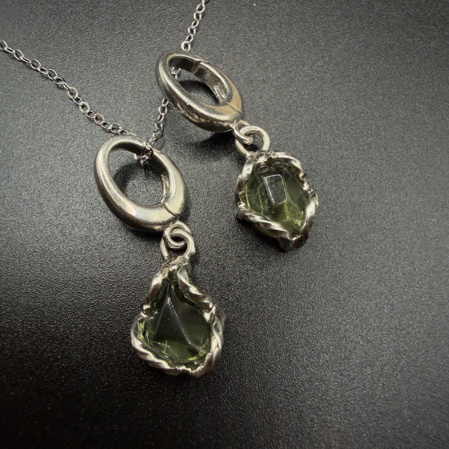 Moldavite S925 Certified Necklace