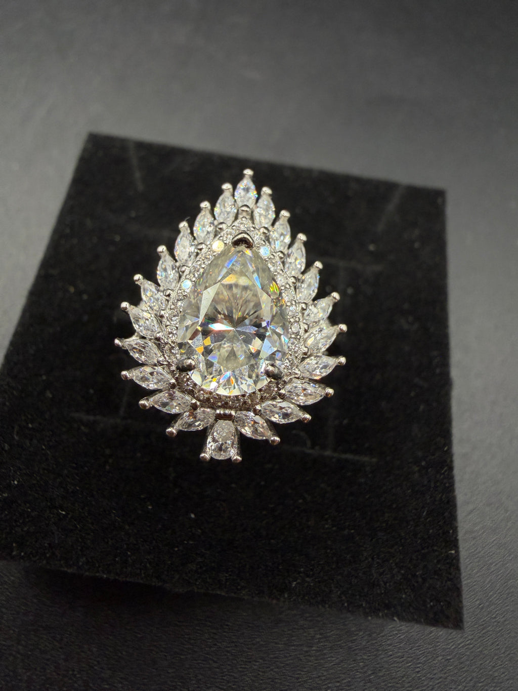 Moissanite S925 Certified Adjustable Ring