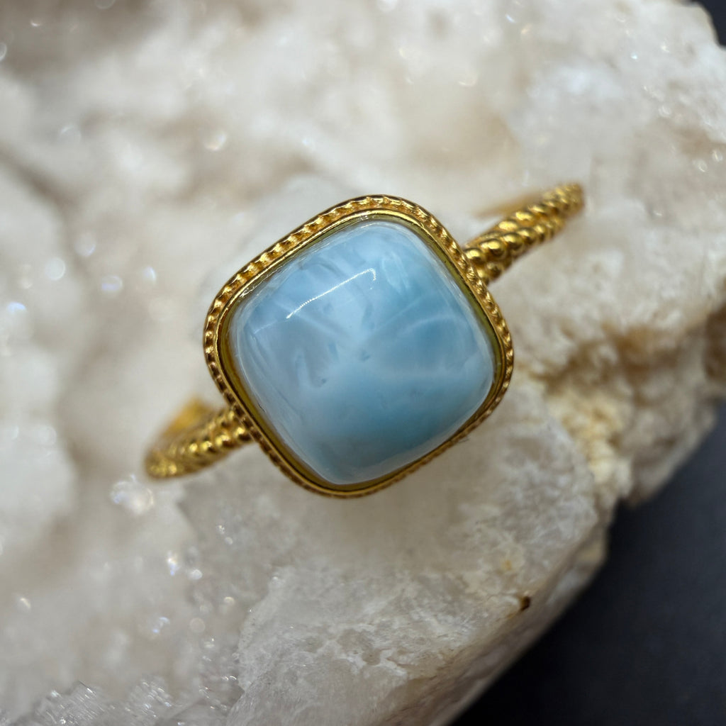Larimar S925 Adjustable Ring