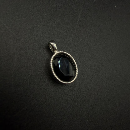 Black Spinel S925 Necklace