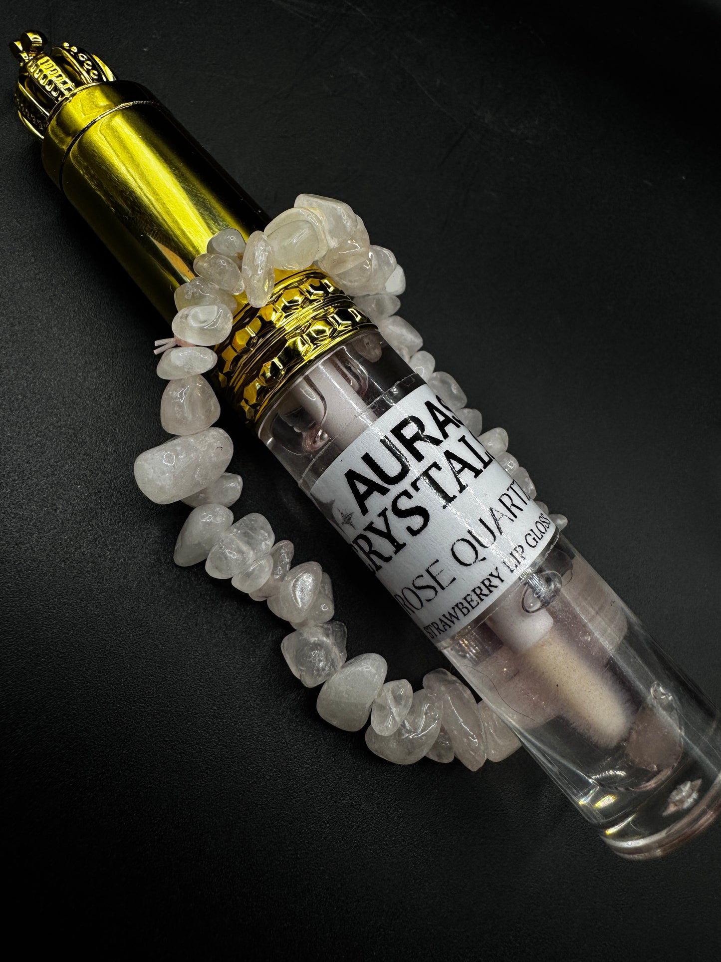 Rose Quartz Lip and Bracelet Bundle