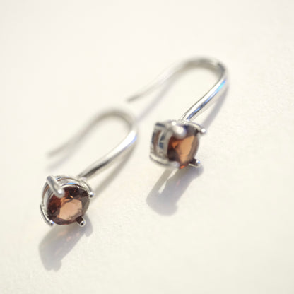 Garnet Hook S925 Earrings