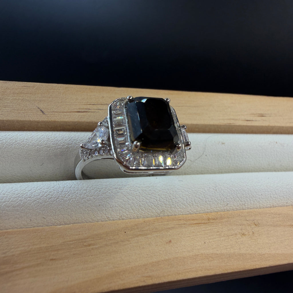 Cintamani Stone Saffordite S925 Certified Ring