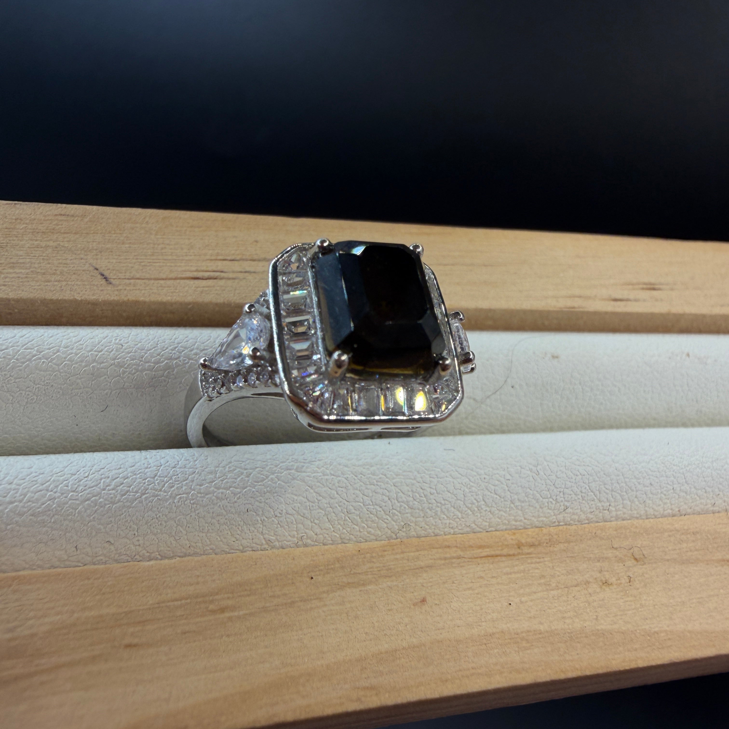 Cintamani Stone Saffordite S925 Certified Ring