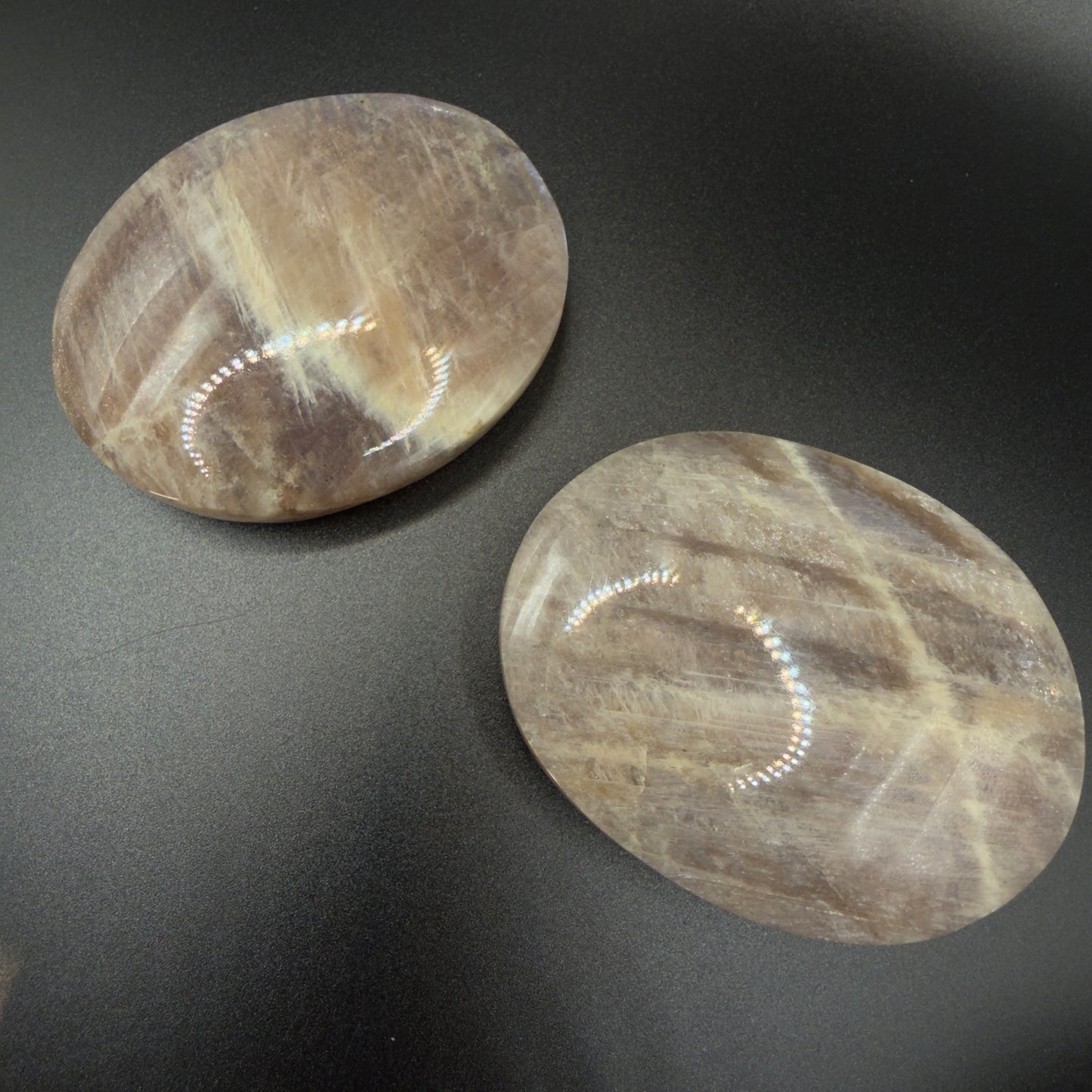AA Grade Moonstone Large Palm Stone