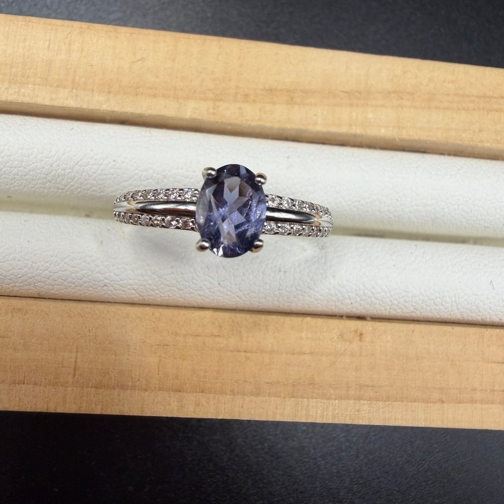 Tanzanite S925 Adjustable Ring