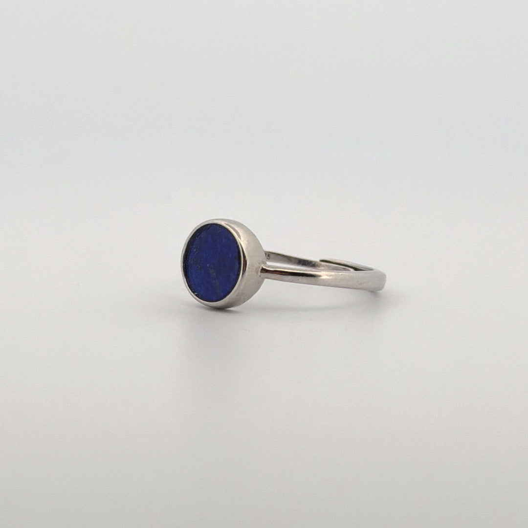 Lapis Lazuli S925 Adjustable Ring