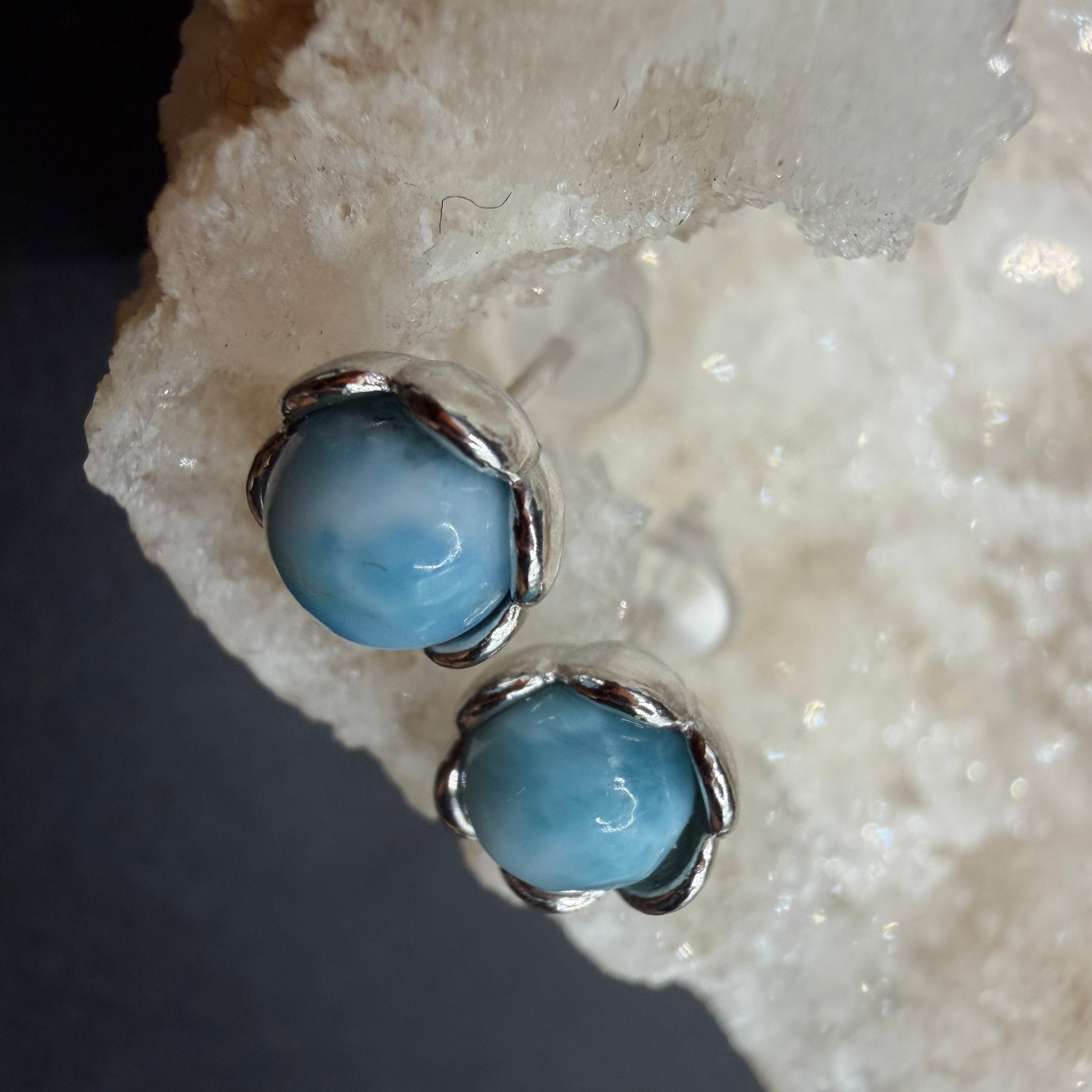 Larimar S925 Earrings
