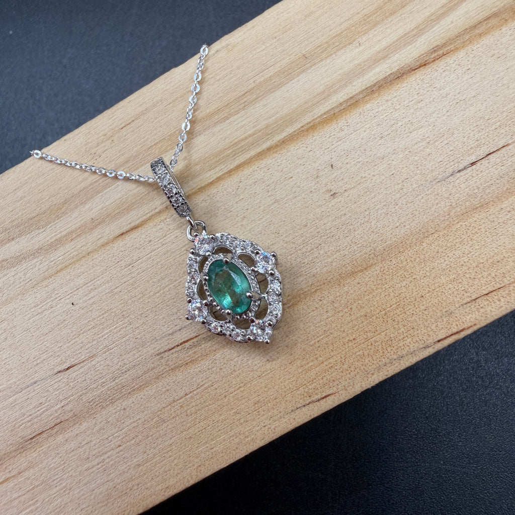 Emerald S925 Necklace