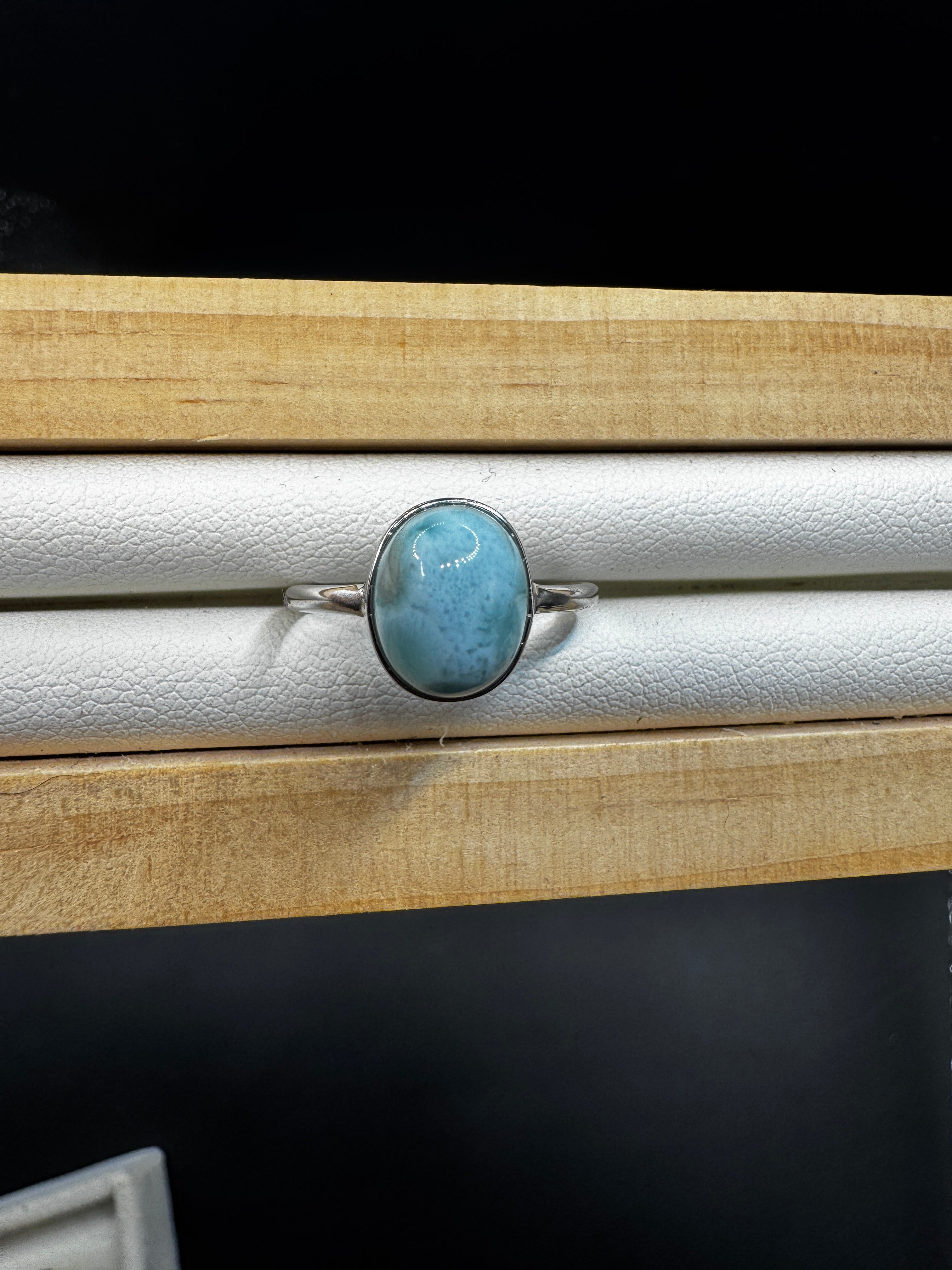 Larimar S925 Adjustable Ring