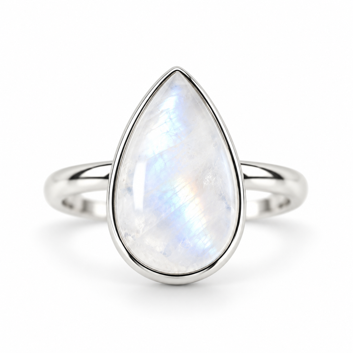 Moonstone S925 Adjustable Statement Ring | Intuition | New Beginnings | Feminine Energy