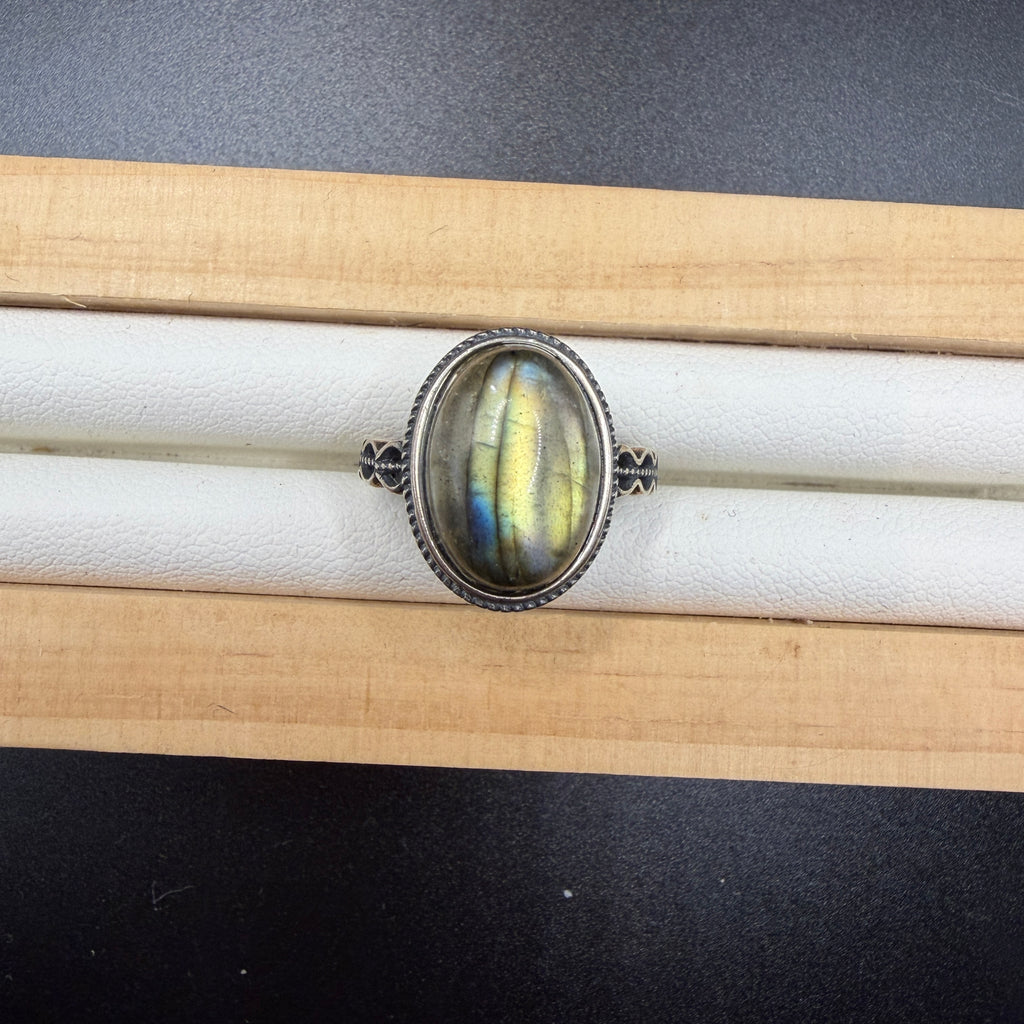 Labradorite S925 Adjustable Ring