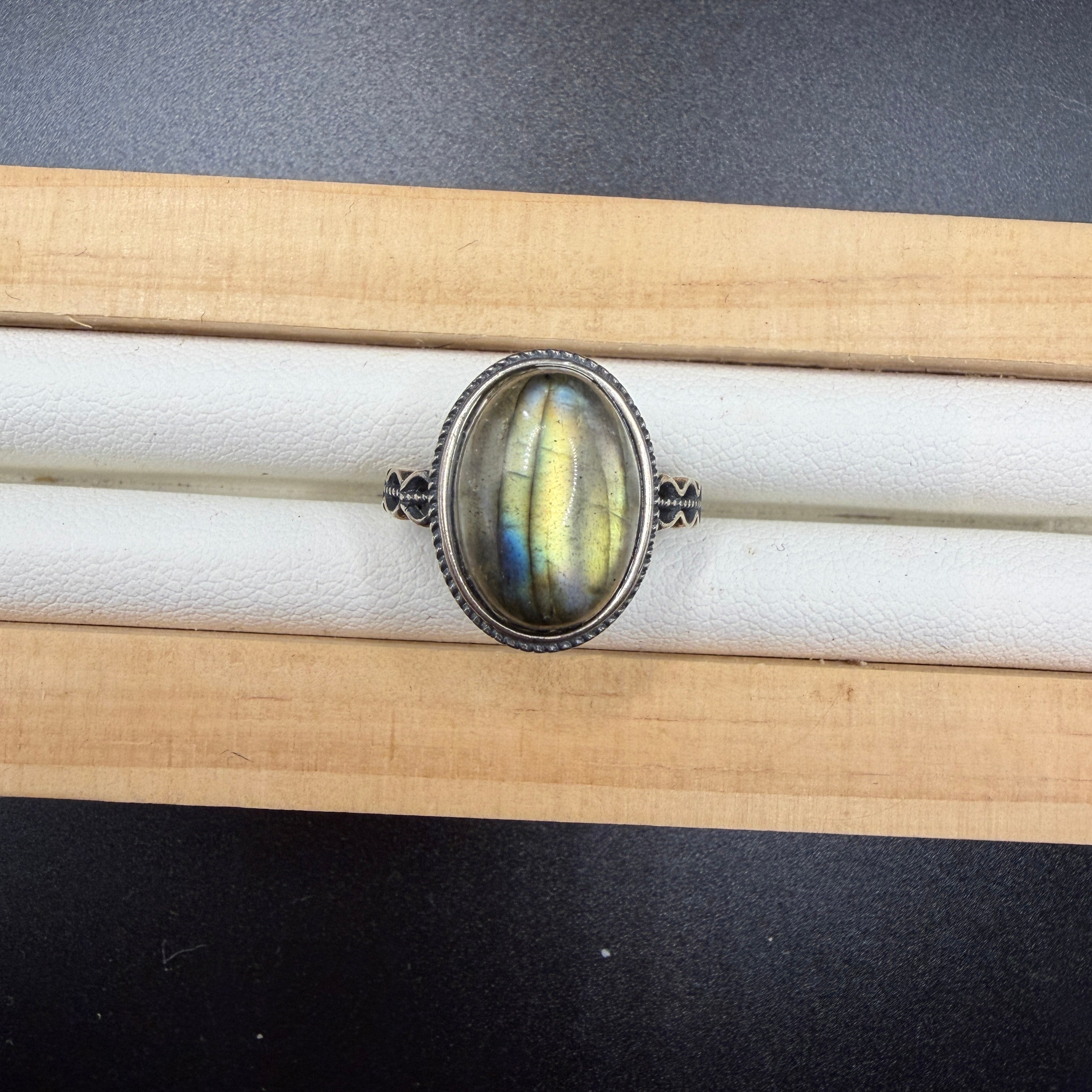 Labradorite S925 Adjustable Ring