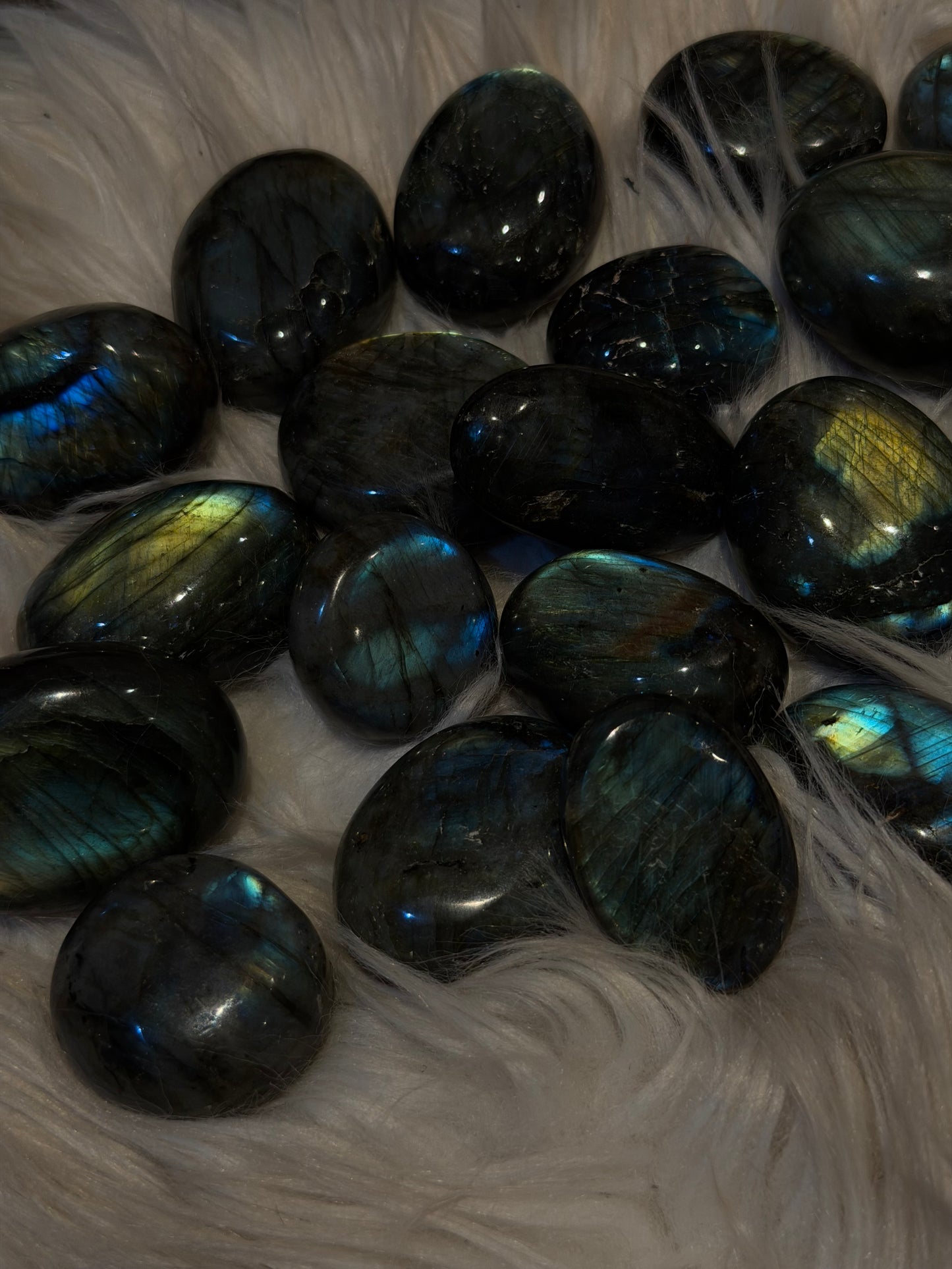 Labradorite Palm Stones