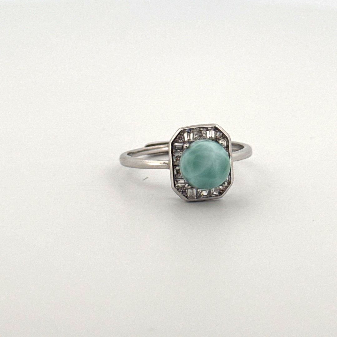 Larimar S925 Adjustable Ring