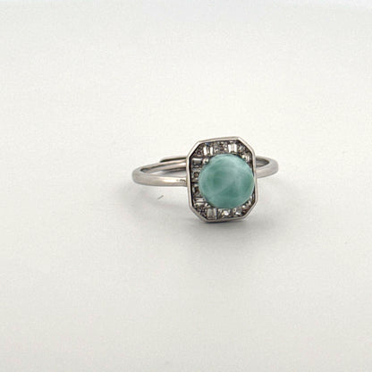Larimar S925 Adjustable Ring