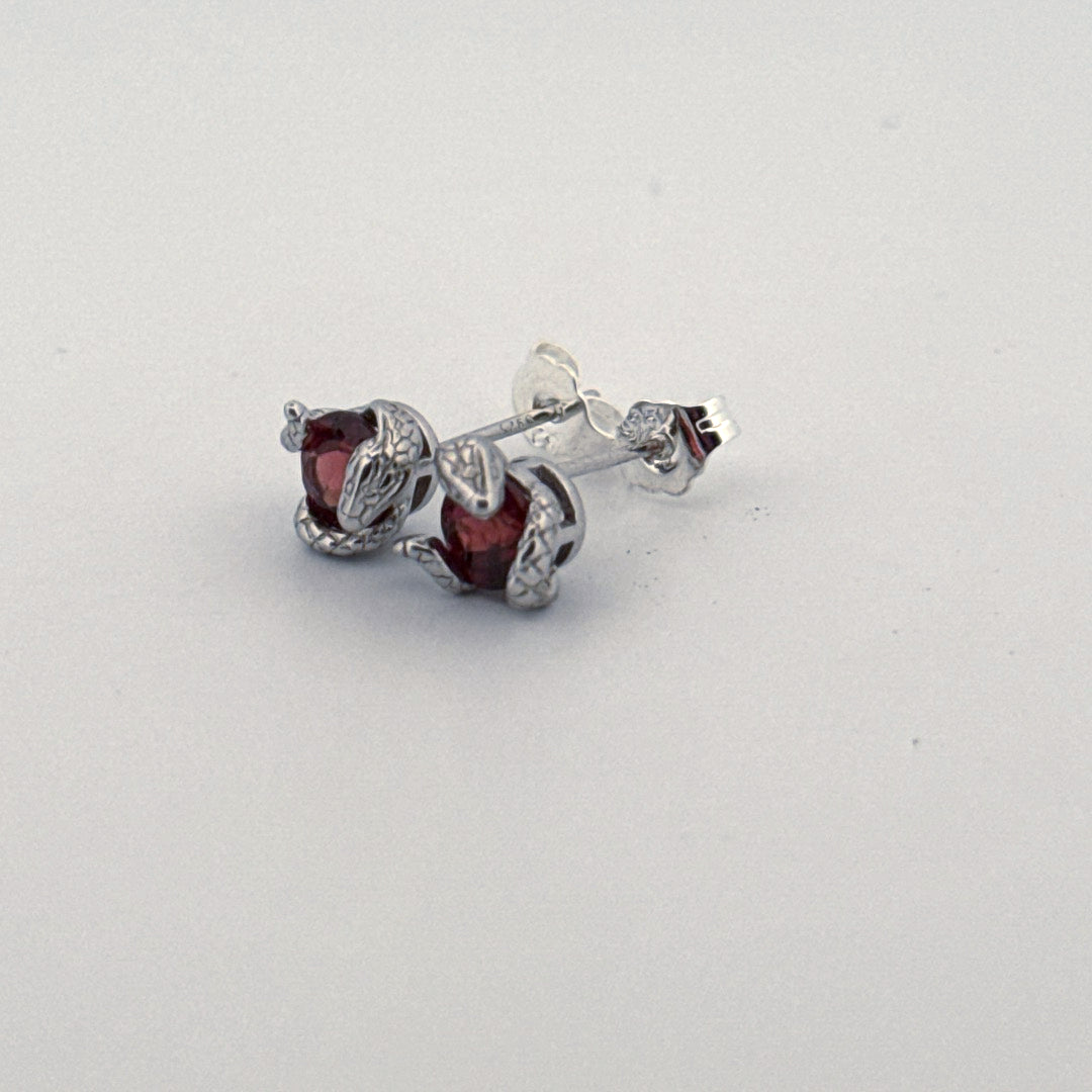 Garnet S925 Earrings