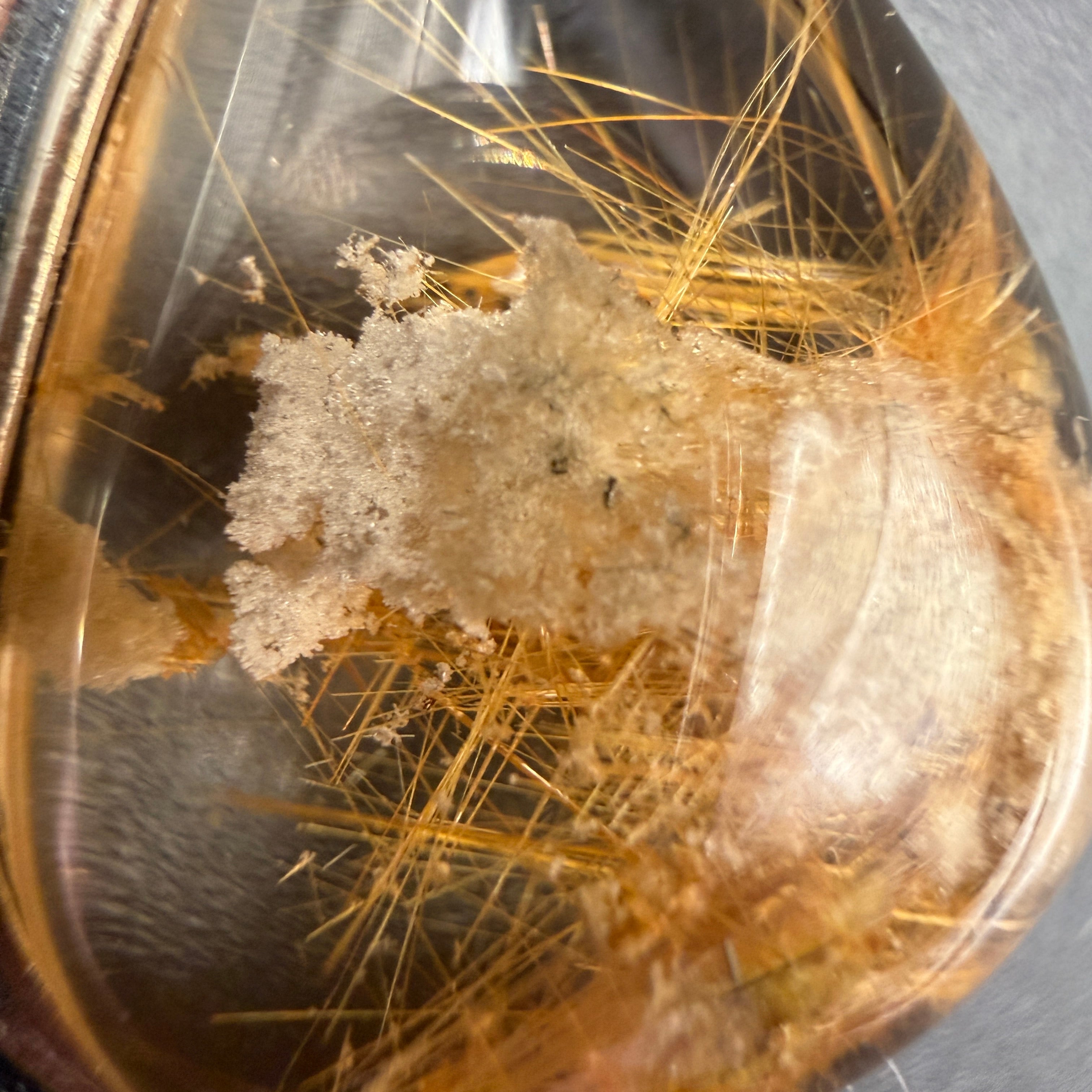 Garden Quartz and Rutile S925 Necklace