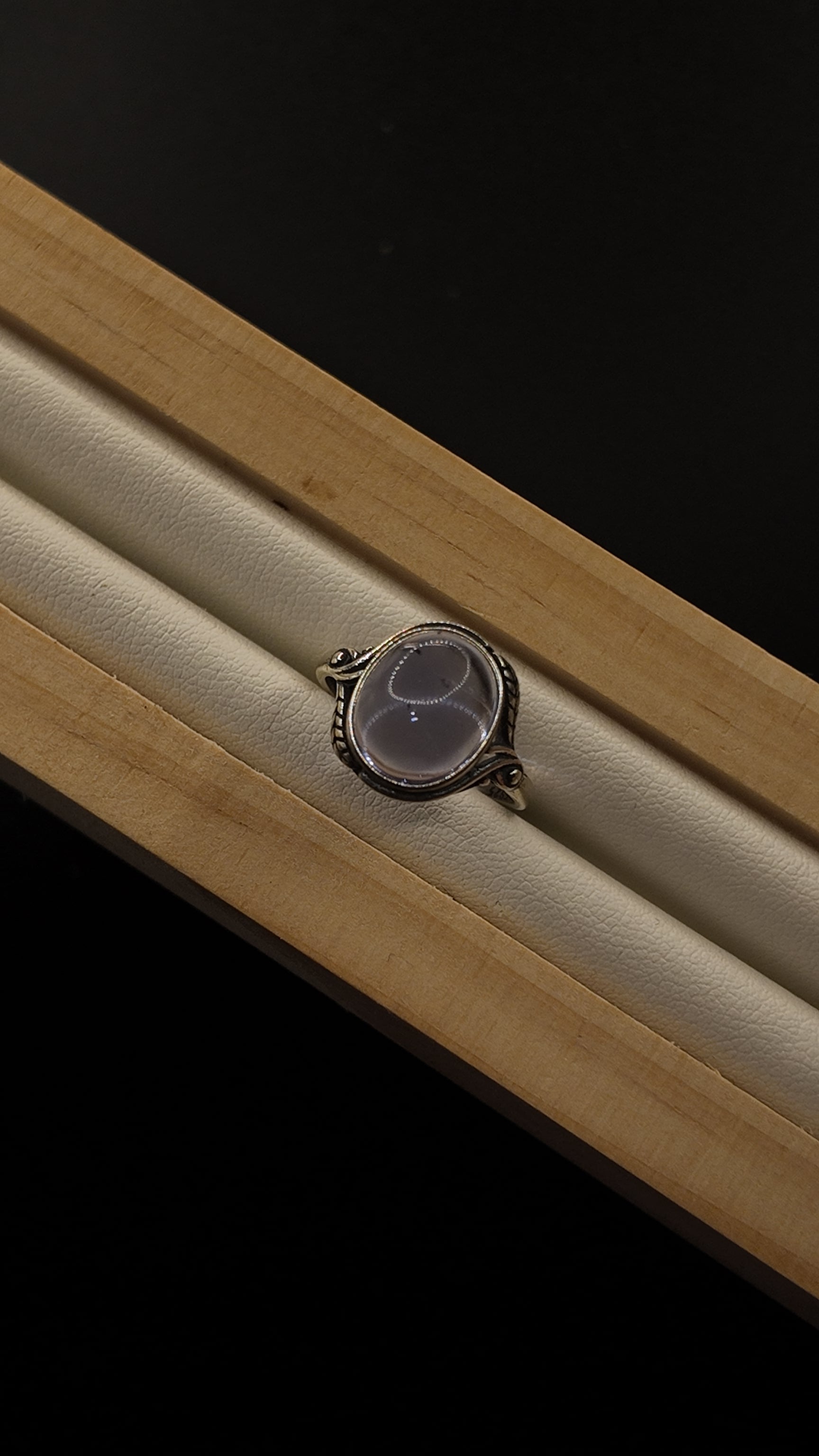 Fluorite S925 Adjustable Ring