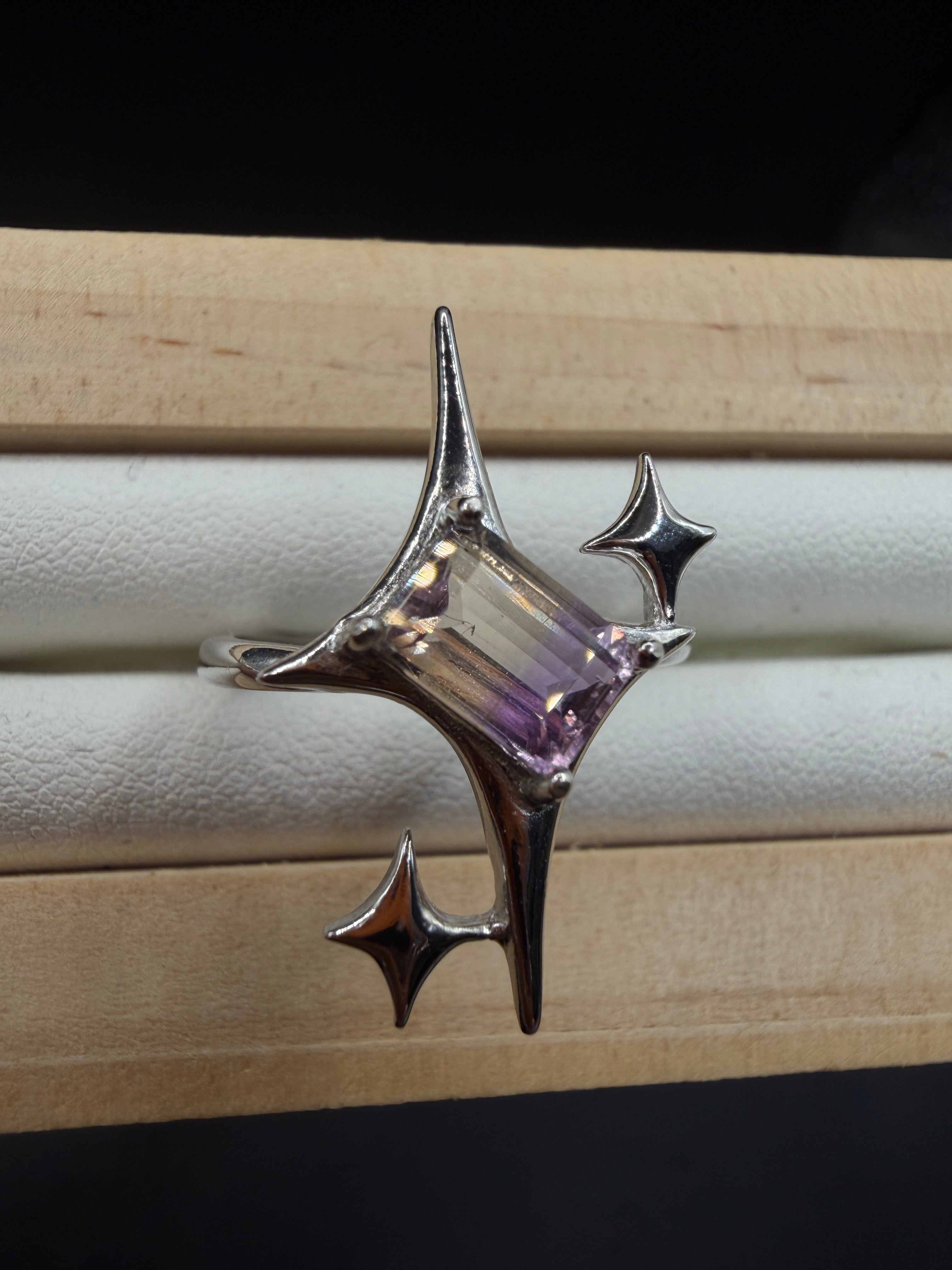 Ametrine Signature Star Ring