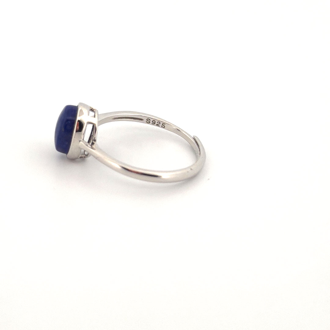 Lapis Lazuli S925 Adjustable Ring