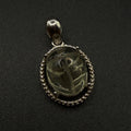 Libyan Desert Glass Scarab S925 Certified Necklace
