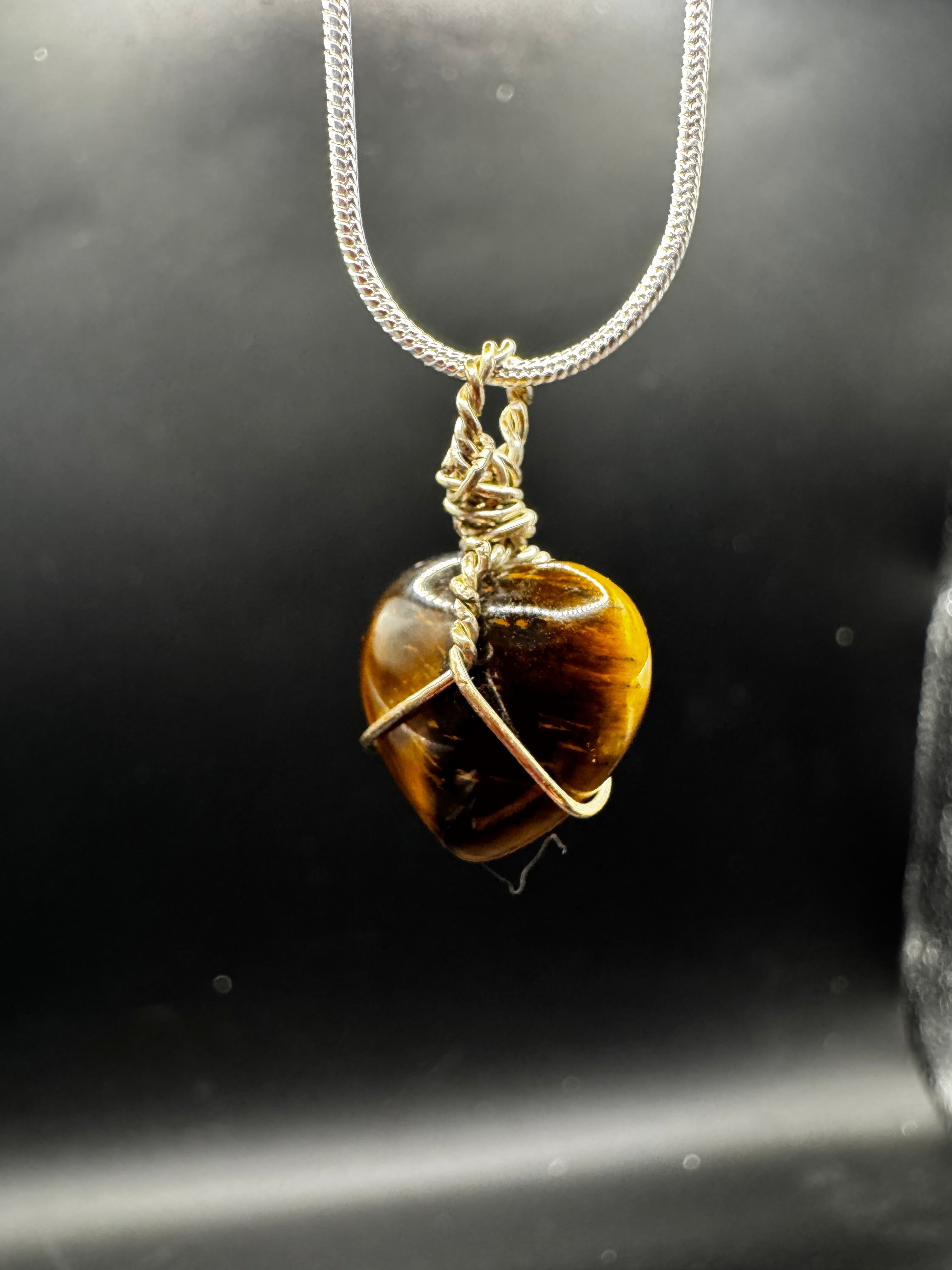 Handmade Tigers Eye Necklace