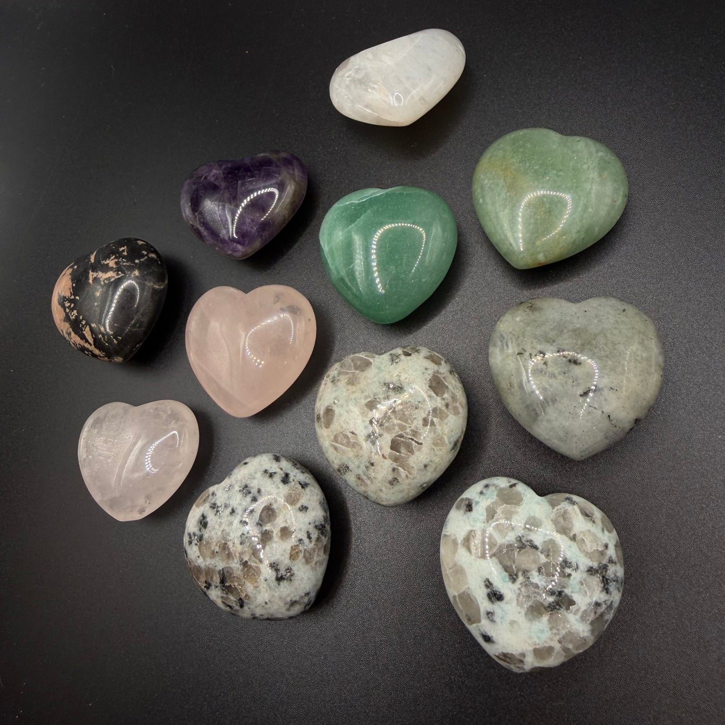 Small Crystal Hearts