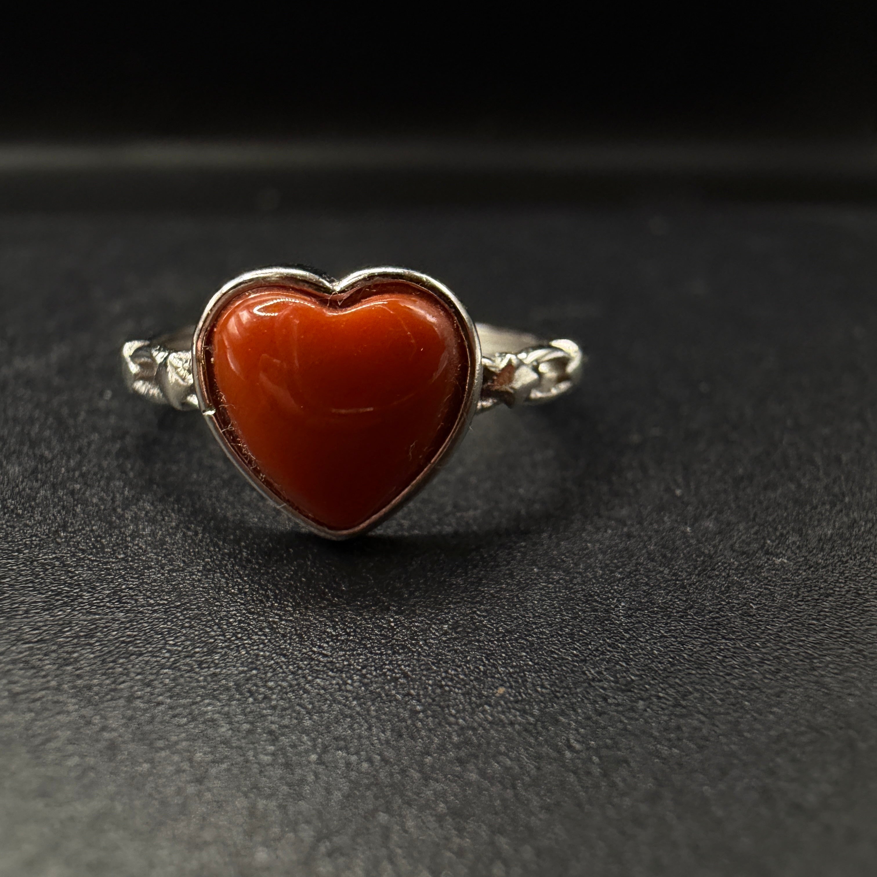 Carnelian S925 Adjustable Ring